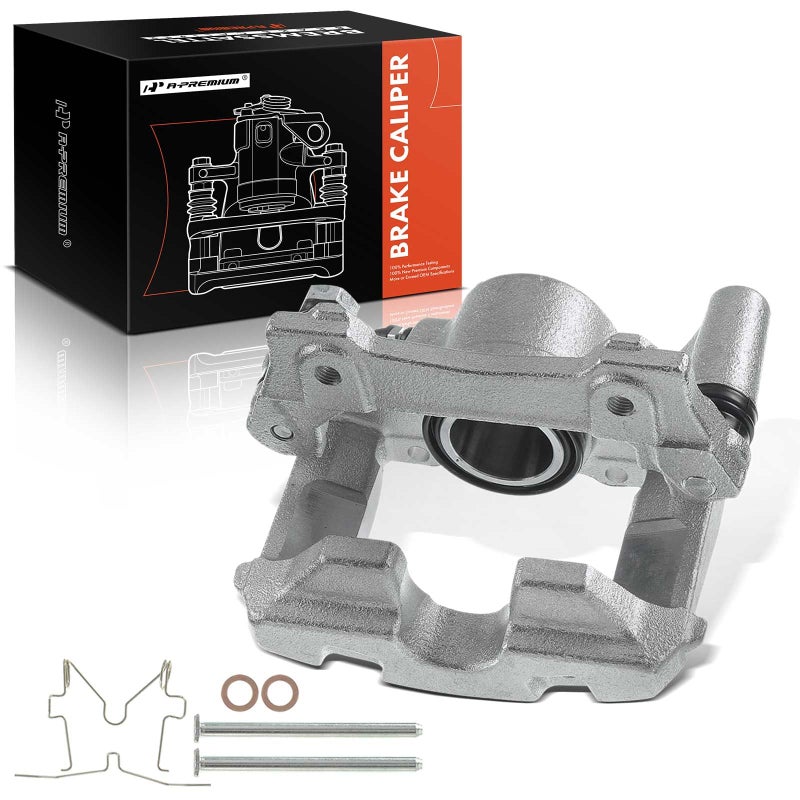 A-Premium APremium Disc Brake Caliper Assembly with Bracket Compatible with Select Lexus Models GS350 GS430 GS450h GS460 IS250 IS350 V6 25L V6 35L V8 46L Rear Right Passenger Side