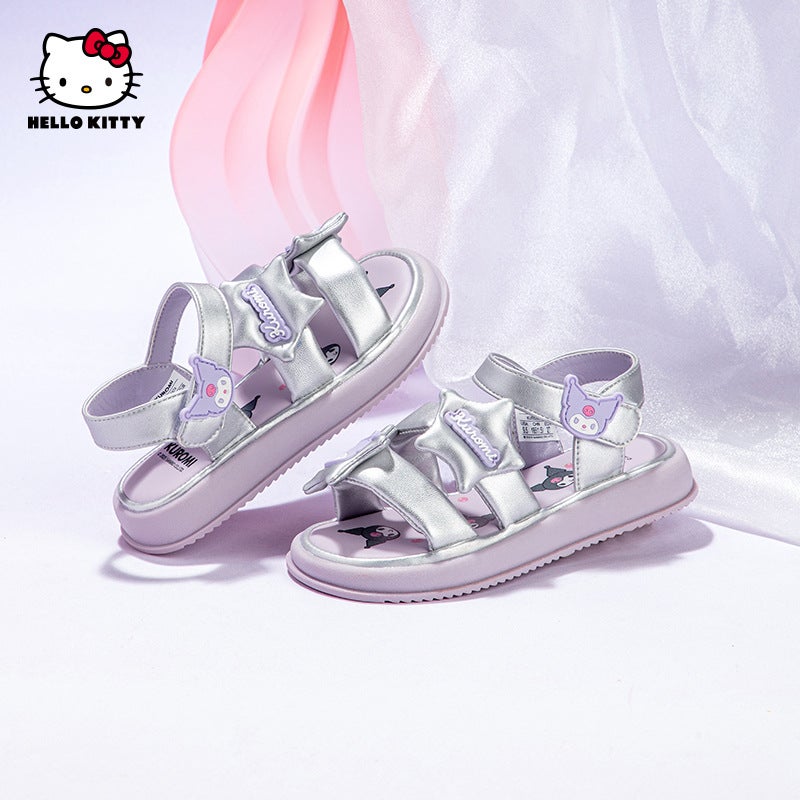 Girls Princess Shoes Cute Cartoon Children'S Sandals Summer Girls Soft Sole Beach Shoes Big Children'S Shoes - Image 4