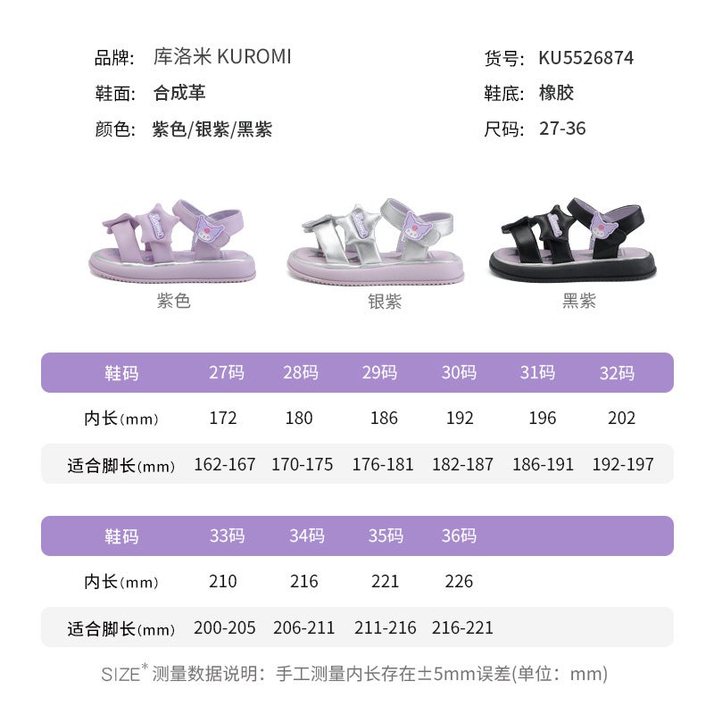 Girls Princess Shoes Cute Cartoon Children'S Sandals Summer Girls Soft Sole Beach Shoes Big Children'S Shoes - Image 5