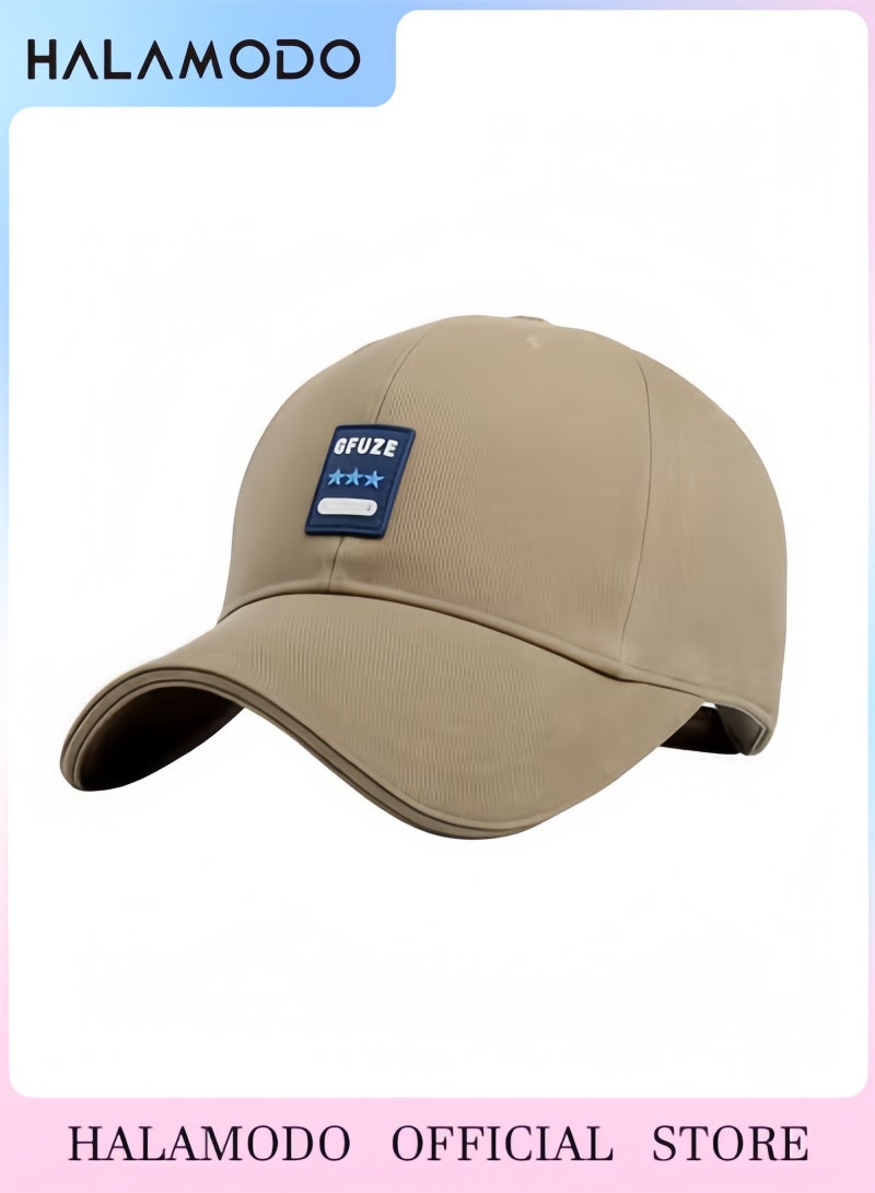 هالامودو قبعة بيسبول كلاسيكية 100% قطن قبعة دنيم مغسولة قديمة قابلة للتعديل للرجال والنساء يونيسكس - Image 1