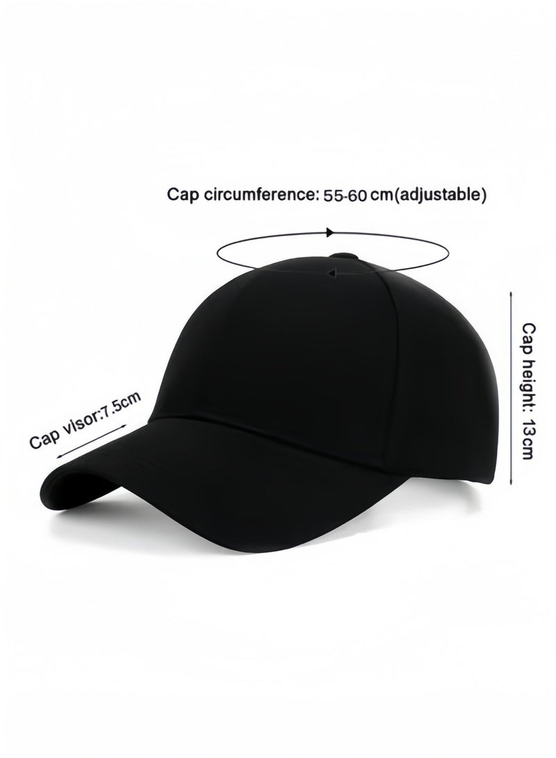 Halamodo Unisex Classic Baseball Cap 100% Cotton Vintage Washed Denim Dad Hat Adjustable Size for Men and Women - Image 3