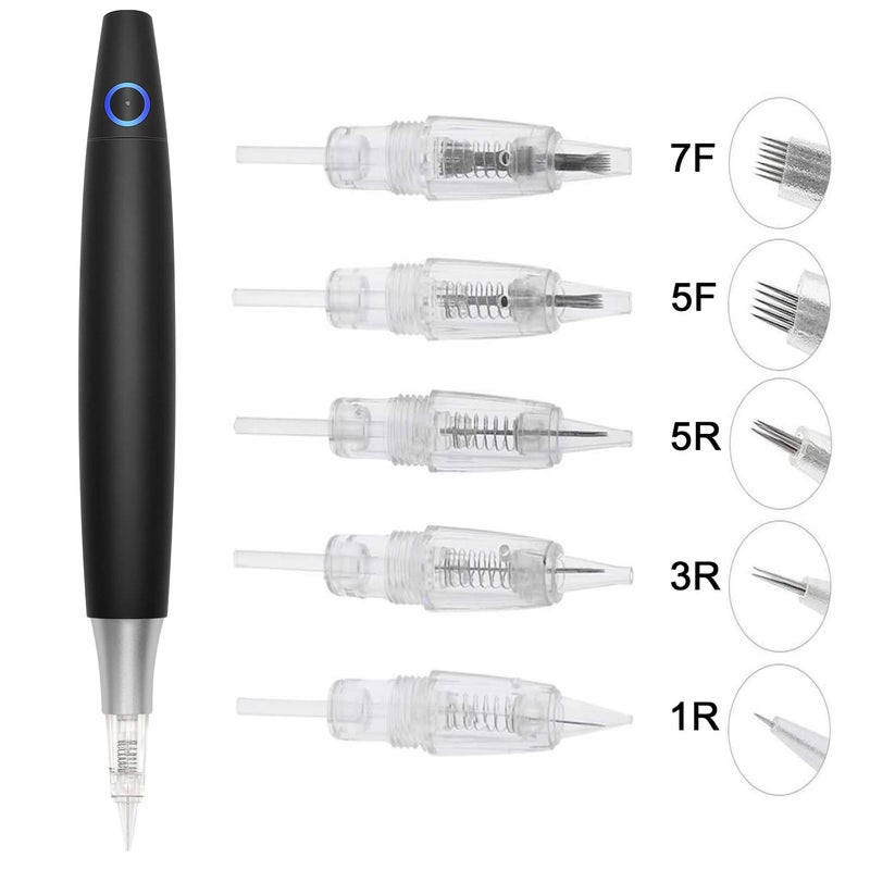 Pinkiou Permanent Makeup Machine Wireless Pigmentation Pen Rechargeable Permanent Makeup Machine for Eyebrow Makeup Eyeliner Lip Hairstroke Eyebrow Pigmenatation Equipment - Image 4
