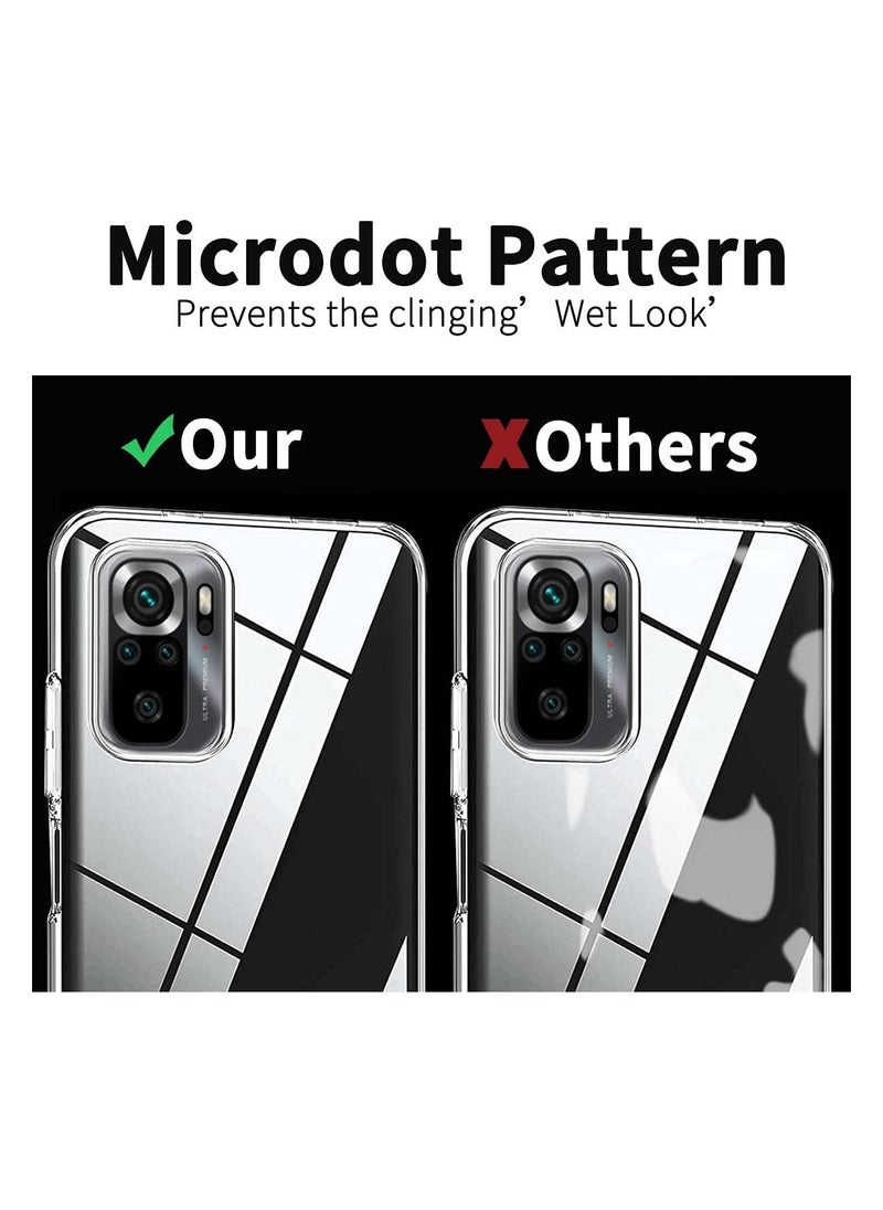 Techie - Xiaomi Poco M5s / Redmi Note 10 / 10s TPU Soft Corner Ultra Slim Clear Case Shockproof Anti Fingerprint Transparent Protective Back Cover - Image 1