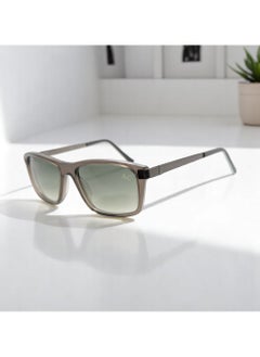 Authentic Armando Cavelli sunglasses, crafted from carefully selected premium acetate for a luxurious look and longevity with extensive use. This model combines modernity and classic style, with a raw grey acetate front and gunmetal -plated metal temples to complete your luxury look. Comes with premium polymer lenses offer UV400 protection in a gradient olive green.