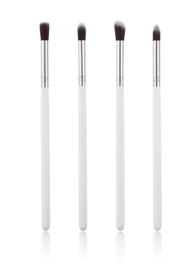 Gugzy® 4 pcs Pro Makeup Cosmetic Tool Eye Shadow Foundation Blending Brush (While Silver) - Image 2