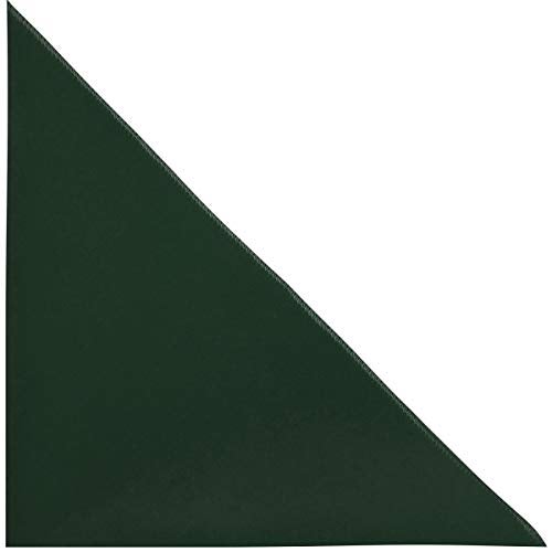 King & Priory Luxury Dark Green Velvet Pocket Square - Image 2