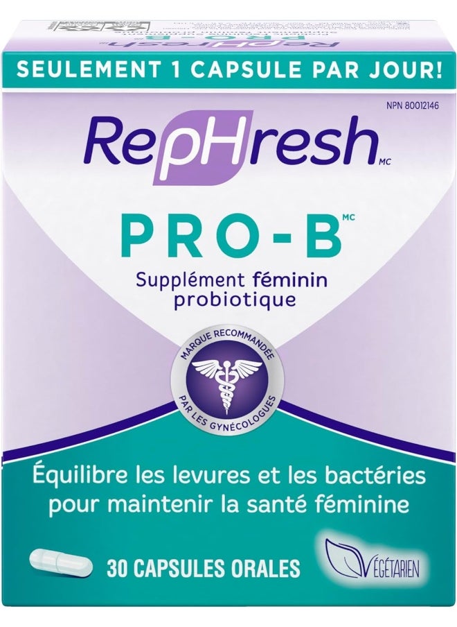 Rephresh Pro-B Probiotic Supplement For Women 30 Oral Capsules - pzsku/Z209865F8B46654A3B69EZ/45/_/1726571407/588f2a1e-e039-4197-8b19-f19acbcf177a