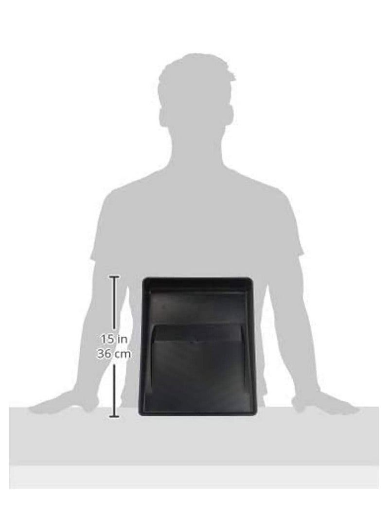 Beorol Paint Tray Black 36x26cm for Easier Dipping of Paint Rollers and Brushes DIY - Image 3
