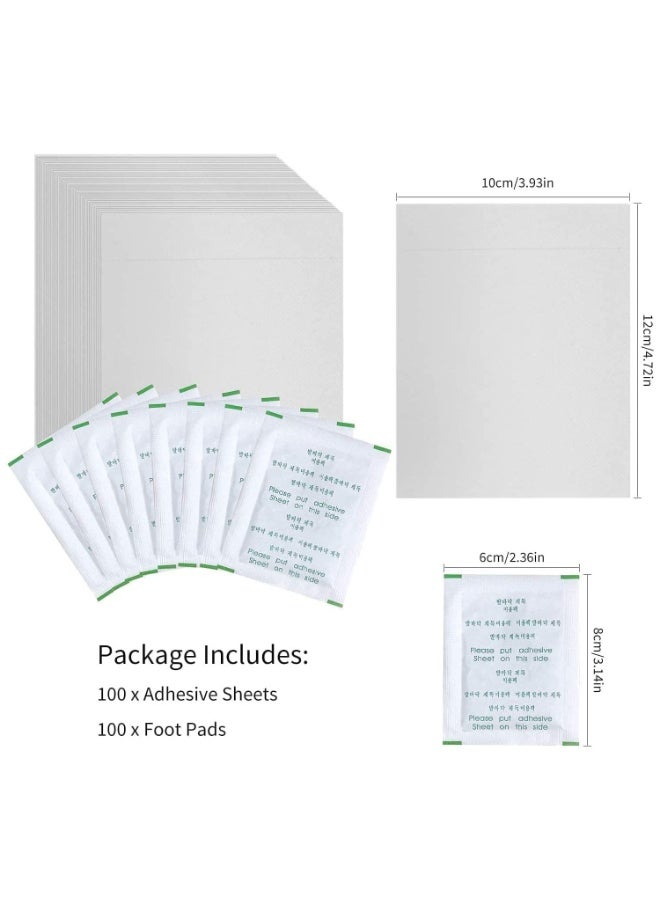 Detox Foot Pads, Adhesive Patches for Stress Relief, Improved Sleep and Removing Impurities (100) - Image 4