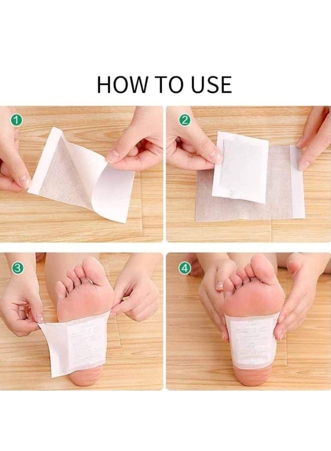 Detox Foot Pads, Adhesive Patches for Stress Relief, Improved Sleep and Removing Impurities (100) - Image 5