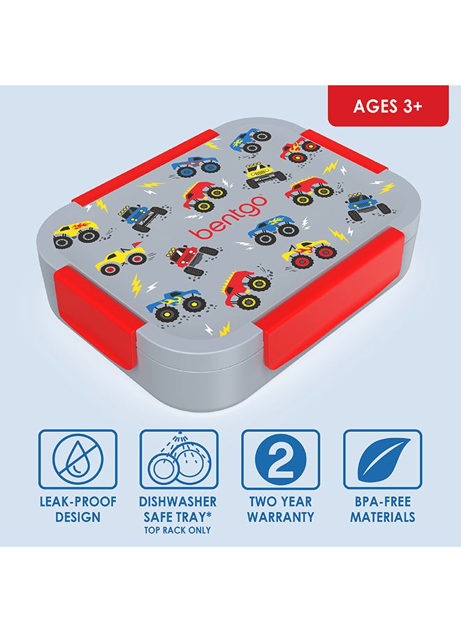 Bentgo Kids Prints Slim Lunchbox - Trucks  - Image 2