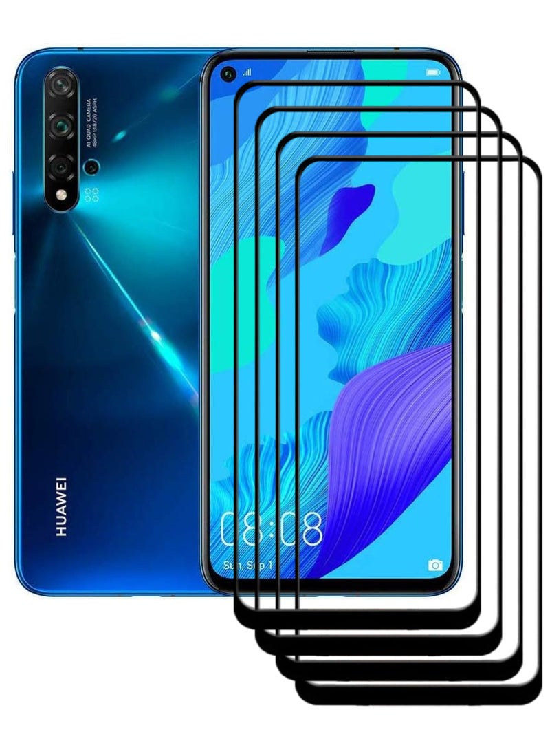 ACLIX 4 Pieces Antistatic ESD Dustproof Premium Quality High Definition Tempered Glass Screen Protector Designed For Huawei nova 5T - Image 1
