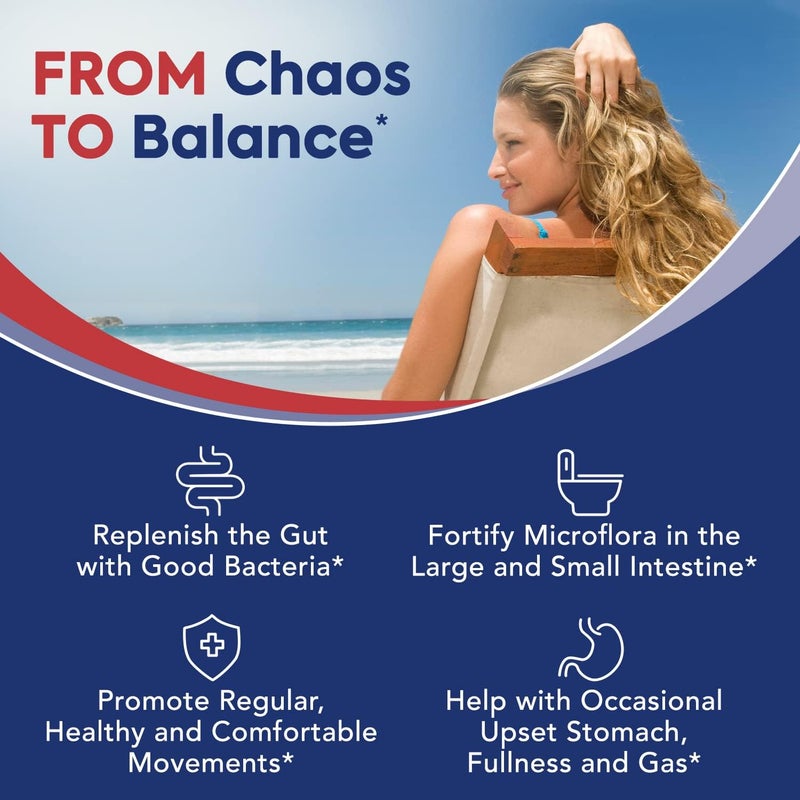 Surebounty بروبيوتيك للرجال والنساء 200 مليار CFU 35 سلالة بروبيوتيك إنزيمات هضمية مكمل استعادة فائق توازن الجهاز الهضمي العلوي والوسطى والسفلي 60 كبسولة نباتية شهر واحد - Image 4