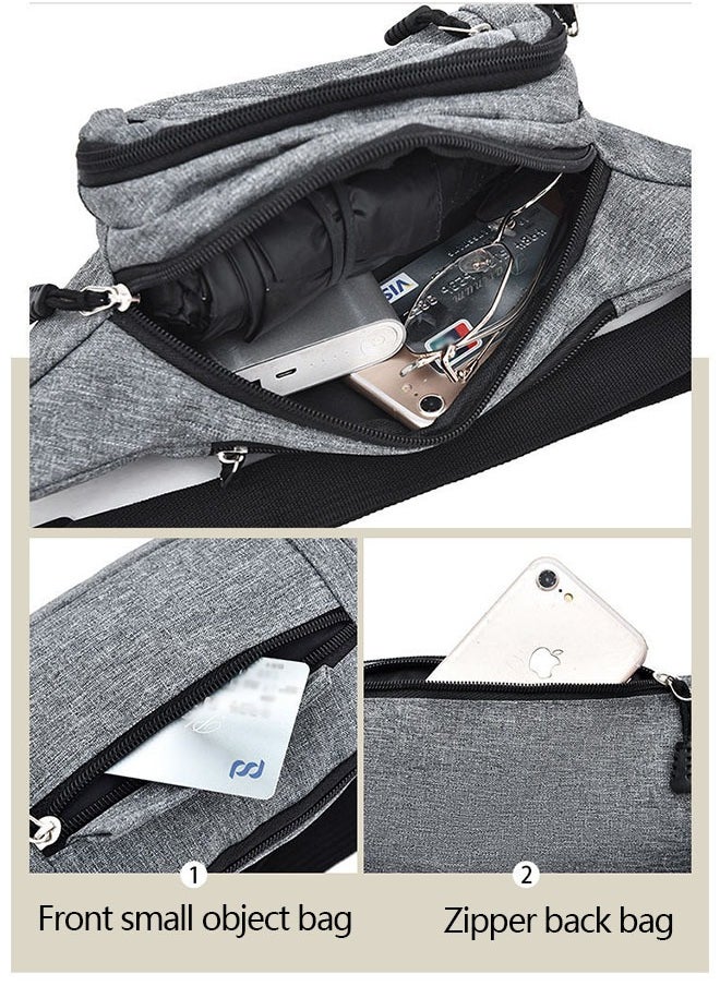 Ant - Sports Waist Bag, Unisex Waist Pack, Waterproof Waist Pack and Wear-Resistant 4 Pockets, Large Capacity Waist PackOutdoor Sports Waist Bag - Image 1