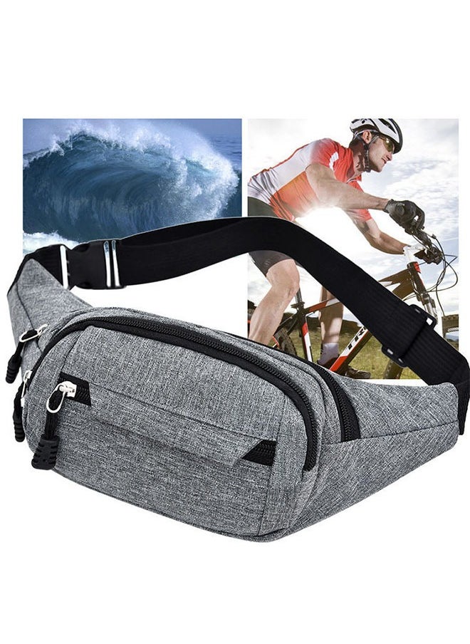 Ant - Sports Waist Bag, Unisex Waist Pack, Waterproof Waist Pack and Wear-Resistant 4 Pockets, Large Capacity Waist PackOutdoor Sports Waist Bag - Image 1