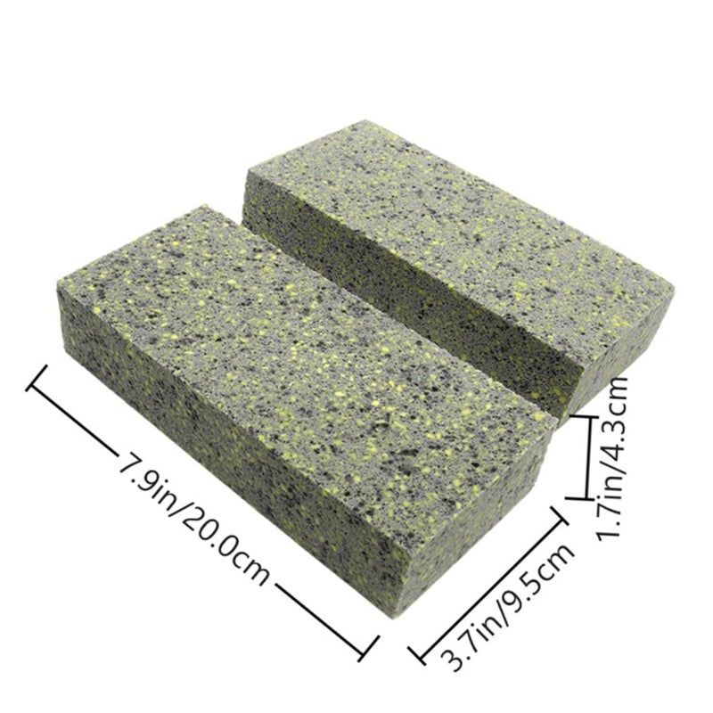 2 Pack PVA Sponge Blocks Honeycomb Texture Shower Scrubber for Car and Kitchen Cleaning - Image 3