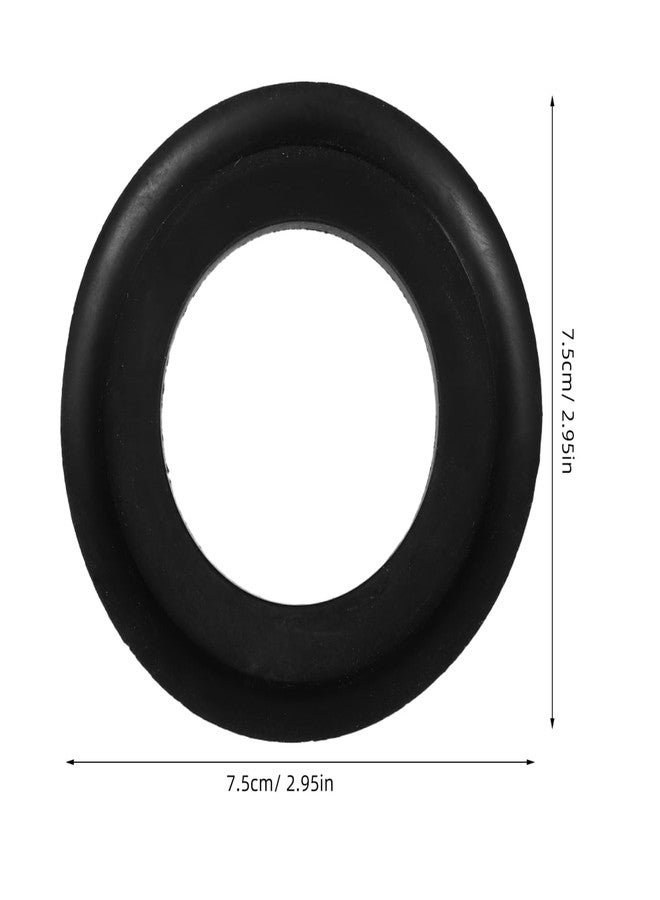 FUNOMOCYA 2Pcs Leakproof Sealing Gasket for Urinal Sturdy Rubber Drain Flange Easy Install for Home Urinal Model - Image 4