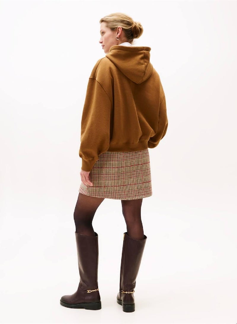 TOMMY HILFIGER Textured Logo Relaxed Hoody - Image 2