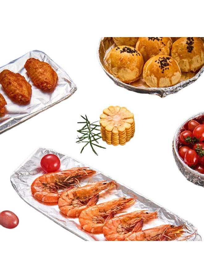 Suncojia ورق الألمنيوم، 10 متر، ورق للشواء، ورق للخبز، ورق مقاوم للزيت، ملحقات الشواء، ورق للفرن - Image 2