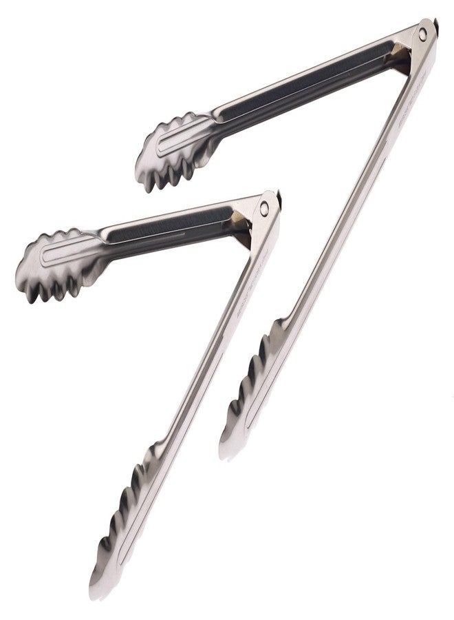Mercer Culinary Locking Utility Tongs Set, 9 Inch & 12 Inch - Image 1