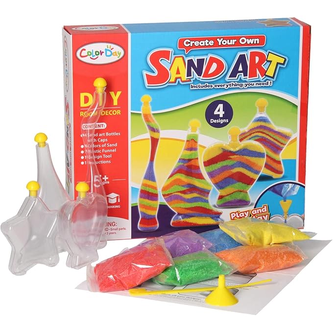 Sand Art DIY Kit Sand Craft Colorful