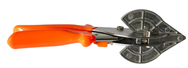 AS TOOLS SHOP Multi Meter Shear Cutter Degree Adjustable Angle Scissors Trim Shears Hand Tools for Cutting Soft Wood PVC Multi Angle Mitre Gasket Shear Wire Duct Cutter Hand Tools Orange  - Image 3