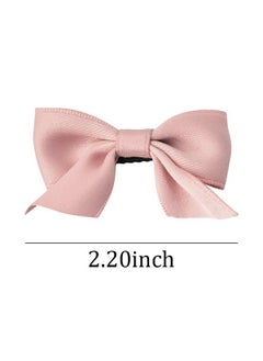 MXXGMYJ Pink Hair Bow Clips for Toddler Girls Hair Accessories for Babies Clip In Hair Bows for Women Bow Barrettes for Little Girls Hair Stuff for Baby Girls Bowknot Hair Clip for Bows with Clips 2PCs  - Image 2