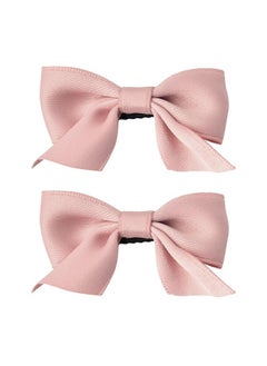 MXXGMYJ Pink Hair Bow Clips for Toddler Girls Hair Accessories for Babies Clip In Hair Bows for Women Bow Barrettes for Little Girls Hair Stuff for Baby Girls Bowknot Hair Clip for Bows with Clips 2PCs  - Image 1