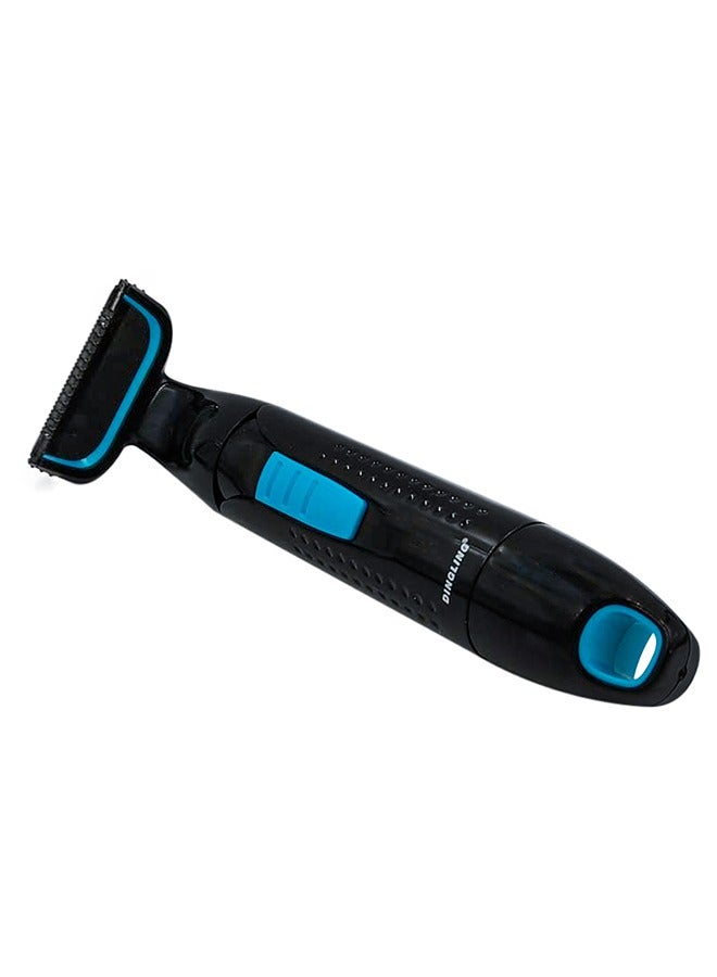 دينجلينج ماكينة تشذيب الجسم الكهربائية للرجال - ماكينة حلاقة مقاومة للماء مع واقي للبشرة، ومشط تشذيب، وفرشاة تنظيف، وزيت تشحيم، وبطارية متضمنة - إزالة الشعر بسلاسة وأمان RF-209 - Image 4