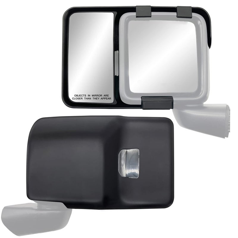 K SOURCE Snap Zap 80750 Custom Fit Towing Mirror for 2018 Wrangler JL 20192024 Wrangler and 20202024 Gladiator Patented