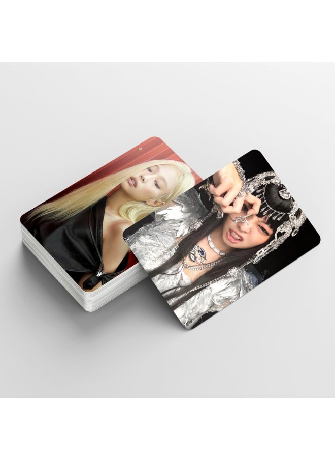 EHOME - [55pcs Set] BLACKPINK JENNIE Photo Cards – LIKE JENNIE & RUBY Collection - Image 1