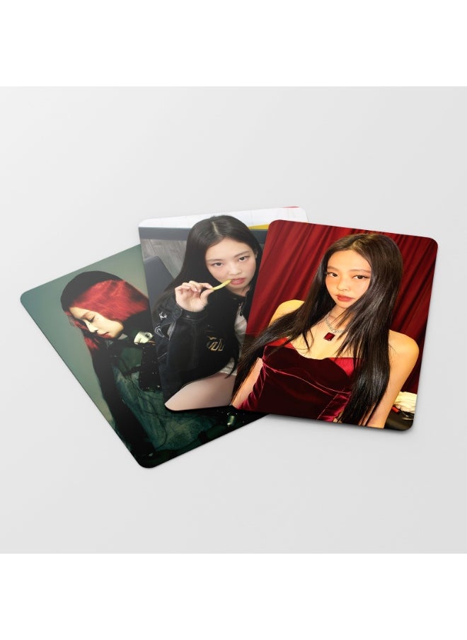 EHOME - [55pcs Set] BLACKPINK JENNIE Photo Cards – LIKE JENNIE & RUBY Collection - Image 1