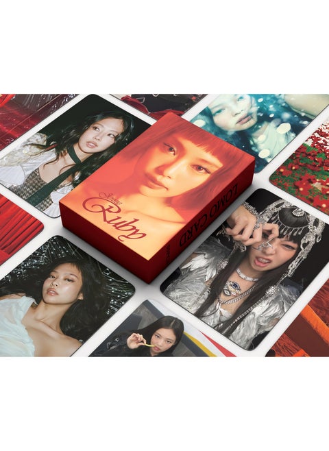 [55pcs Set] BLACKPINK JENNIE Photo Cards – LIKE JENNIE & RUBY Collection