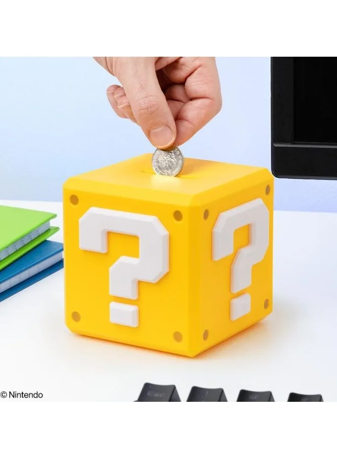 بالادون حصالة سوبر ماريو على شكل علامة استفهام