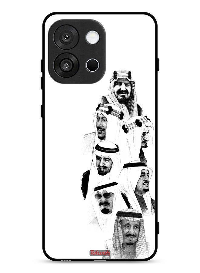 Tolwak OnePlus 13T Protective Case Cover Saudi Kings Art B_W - Image 1