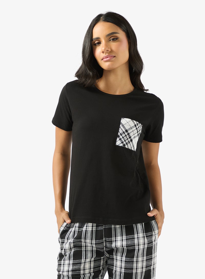 جينجر طقم بيجاما وتيشيرت قطني بقصة مريحة - Image 3