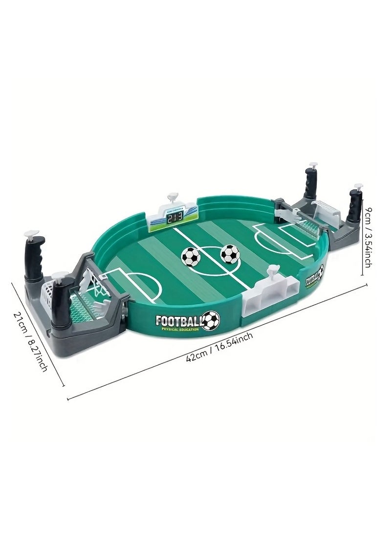 2-in-1 Tabletop Football Game Set, Durable Plastic Frame | Interactive Family Fun, Ideal for Kids & Adults, Perfect for Christmas & Halloween Gifts - Image 3