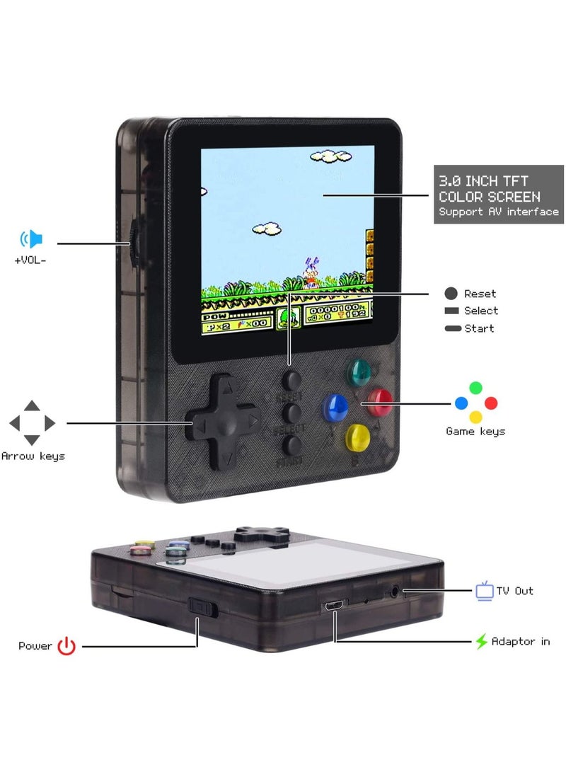K5+ 2 لاعبين وحدة تحكم ألعاب محمولة صغيرة 500 في 1 شاشة LCD ودعم إخراج التلفزيون - Image 4
