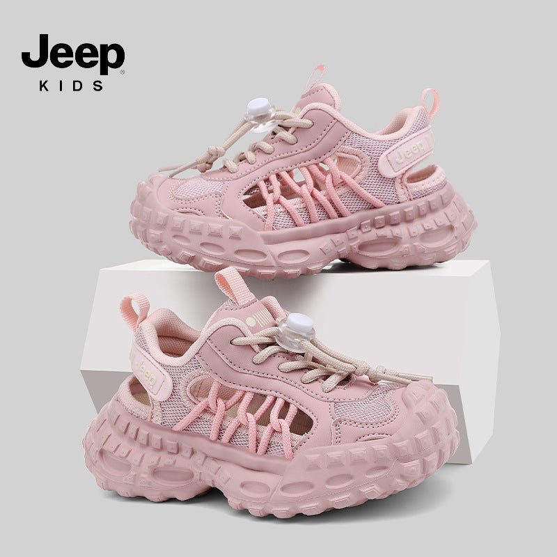 Jeep Children'S Shoes Children'S Baotou Sports Sandals 2025 Boys And Girls School Frame Sports Shoes - Image 3