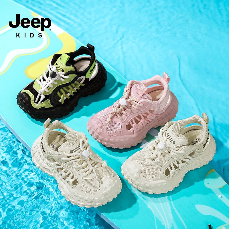Jeep Children'S Shoes Children'S Baotou Sports Sandals 2025 Boys And Girls School Frame Sports Shoes - Image 5