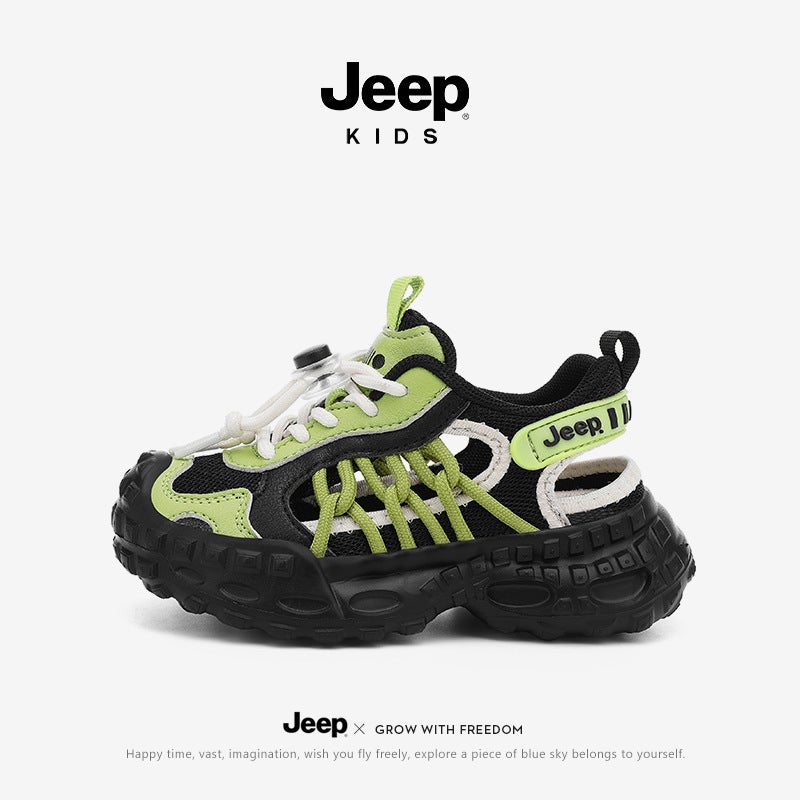 Jeep Children'S Shoes Children'S Baotou Sports Sandals 2025 Boys And Girls School Frame Sports Shoes - Image 2