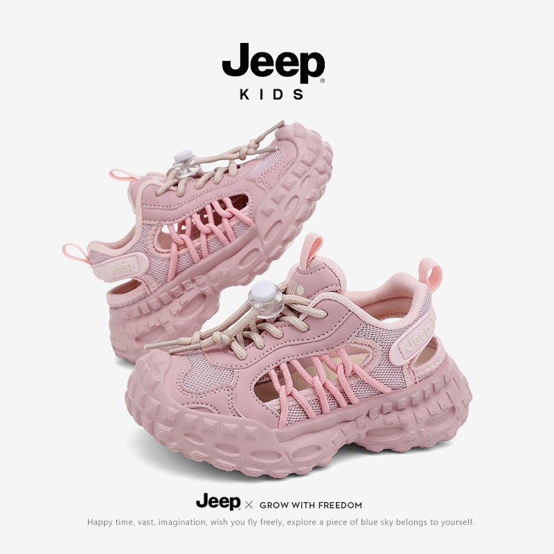 Jeep Children'S Shoes Children'S Baotou Sports Sandals 2025 Boys And Girls School Frame Sports Shoes - Image 1
