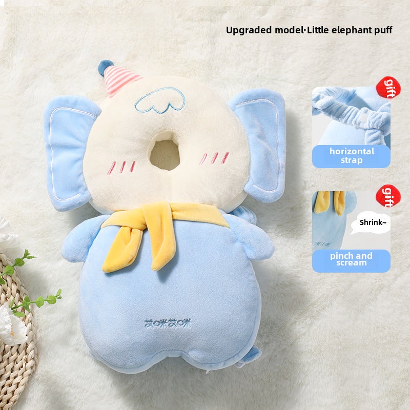 Baby Head Protection Pillow for Walking Elephant anti-fall pillow + horizontal fixing belt + pinch 