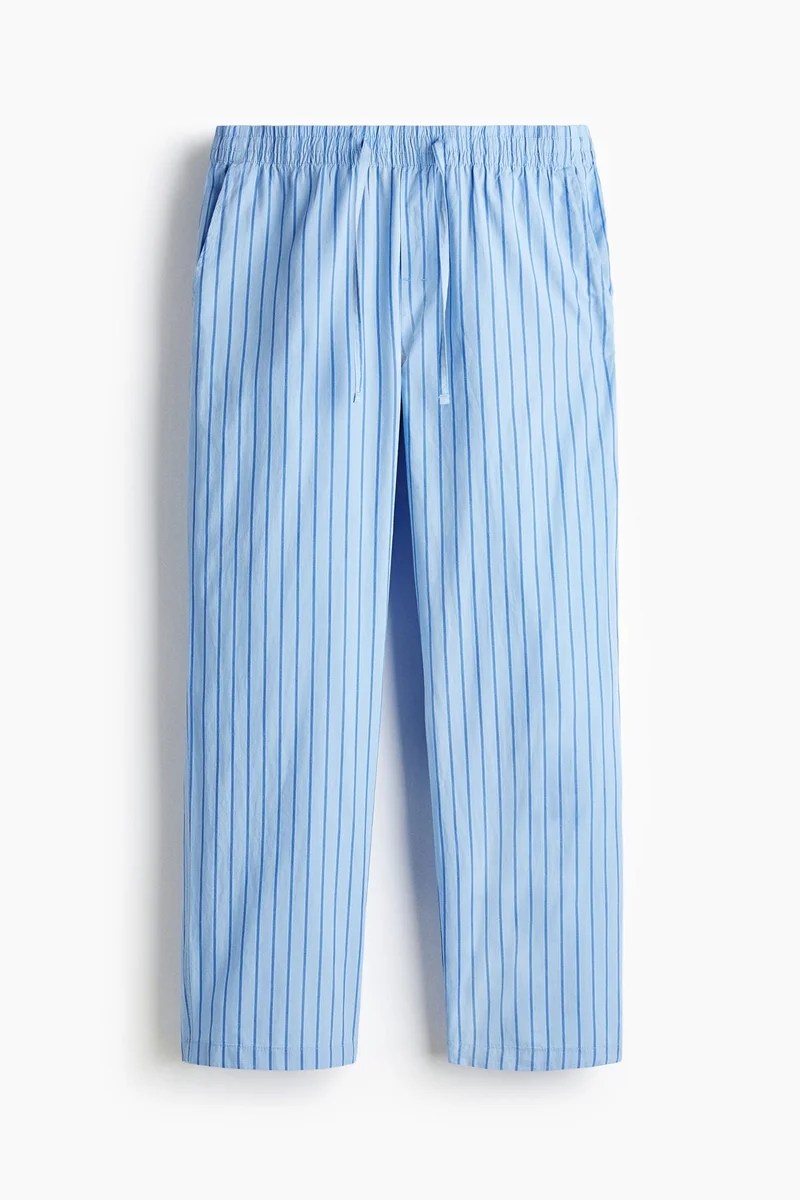 H&M  Relaxed Fit Poplin trousers for Men | Best Price UAE