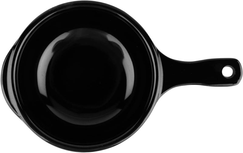 GET HSB112BK Soup Bowl with Handle 12 Ounce Black Set of 12 - Image 2
