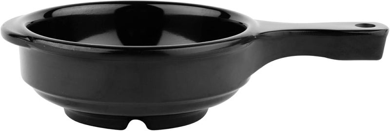 GET HSB112BK Soup Bowl with Handle 12 Ounce Black Set of 12 - Image 3