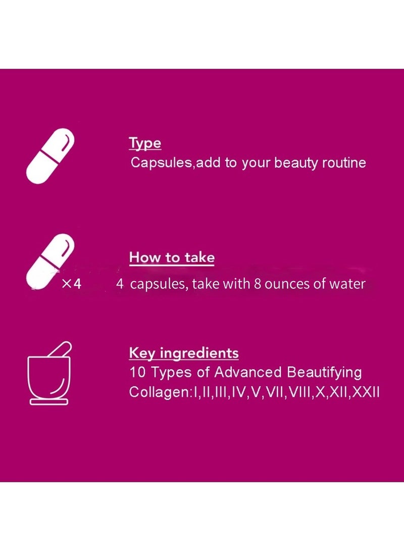 لايفسل كبسولات لايفسيل المتقدمة متعددة الكولاجين الحيوي الفعال | ١٢٠ قطعة - Image 4