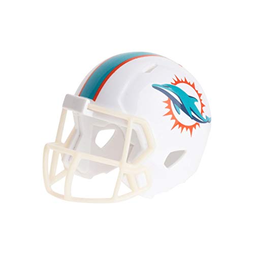Riddell خوذة ريدل NFL ميامي دولفينز بوكيت برو سبيد، ألوان الفريق، مقاس واحد - Image 1