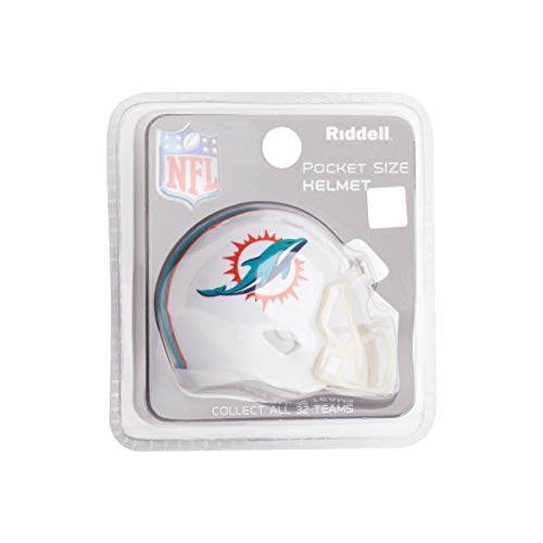 Riddell خوذة ريدل NFL ميامي دولفينز بوكيت برو سبيد، ألوان الفريق، مقاس واحد - Image 3