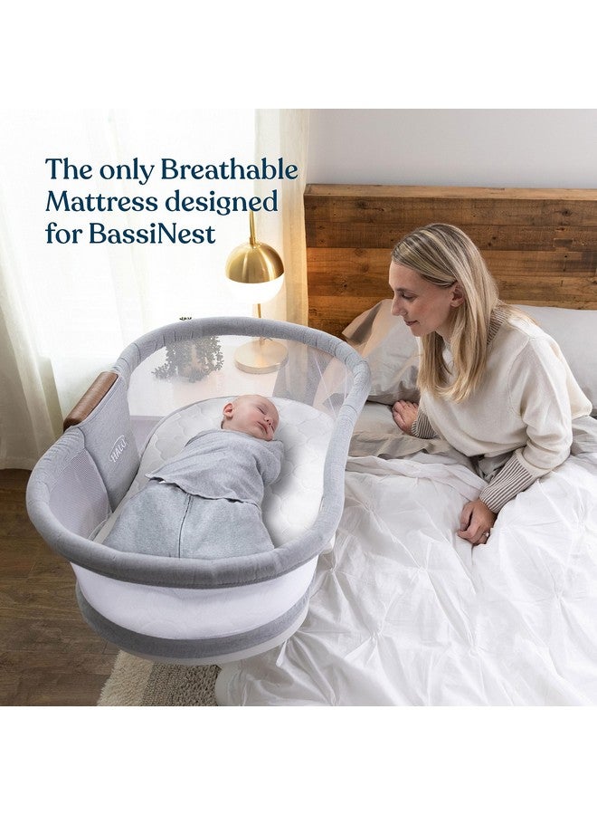 HALO DreamWeave Breathable Mesh BassiNest Pad - 100% Washable Cover and Core - Hypoallergenic, Non-Toxic Materials - Image 2